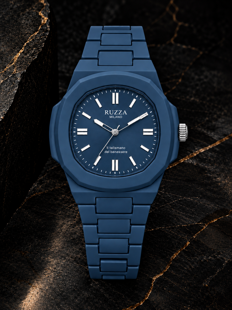 RUZZA WATCH BLUE NAVY