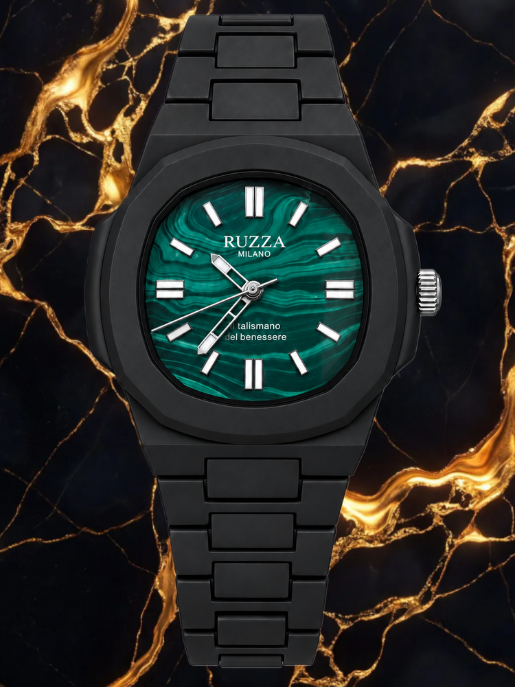 RUZZA WATCH MALACHITE
