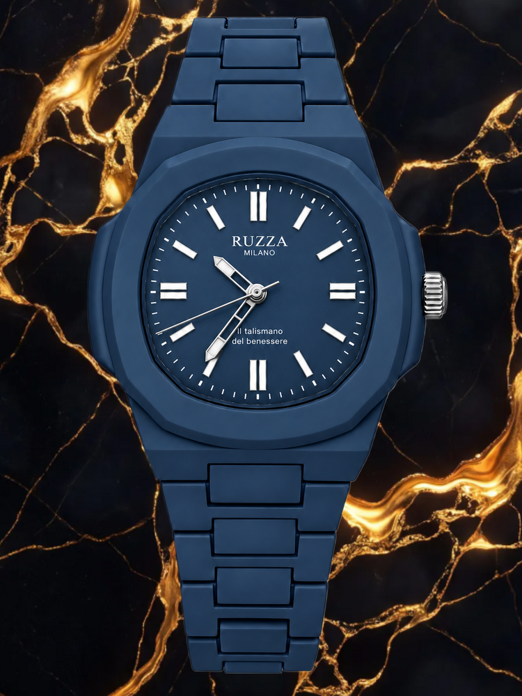 RUZZA WATCH BLUE NAVY