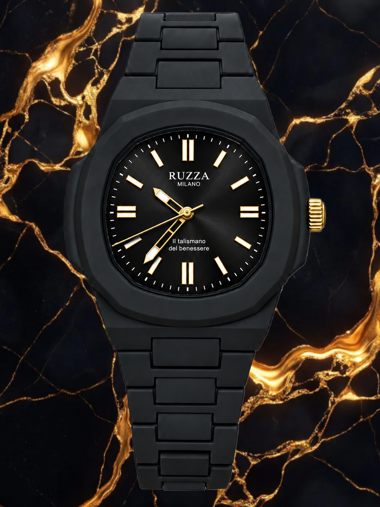 RUZZA WATCH BLACK SOLEIL