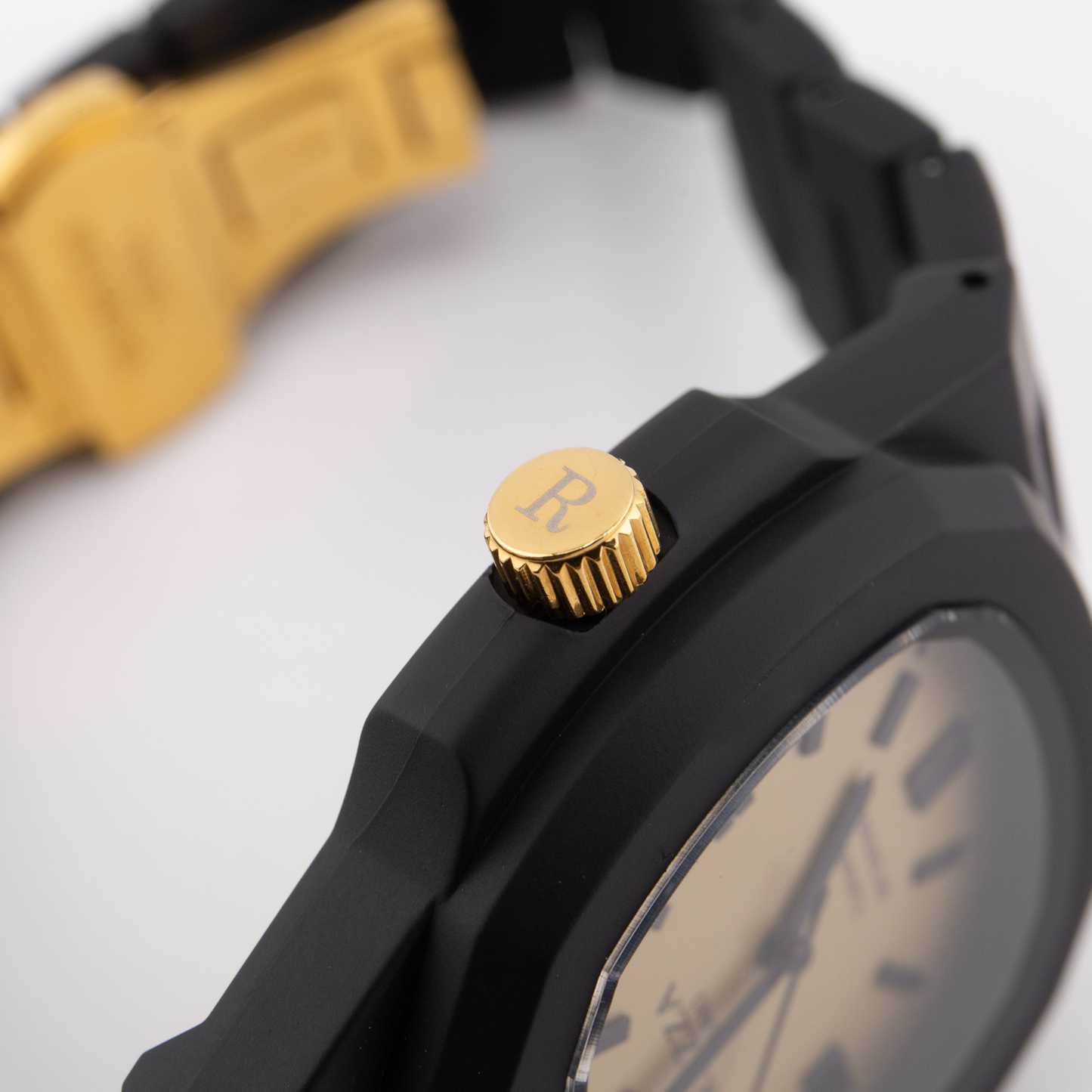 RUZZA WATCH NERO BEIGE (CREAM)