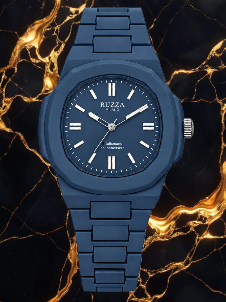 RUZZA WATCH BLUE NAVY