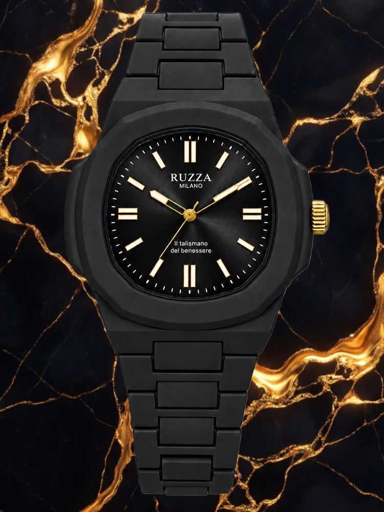 RUZZA WATCH BLACK SOLEIL