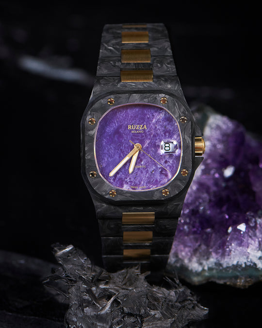 Ruzza Watch Luxury Purple